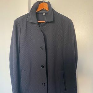 Navy blue bonobos car coat